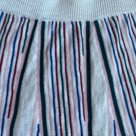 ASOS Stripe Multi Color Sweater Skirt Size 4 US - Picture 7 of 16